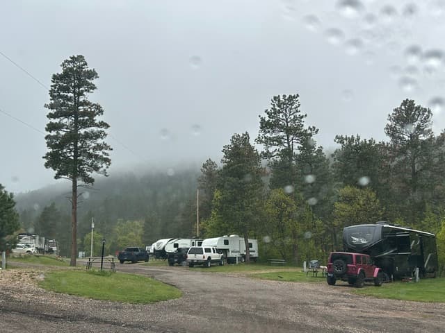 Beautiful grounds and Black Hills scenery at Rush No More